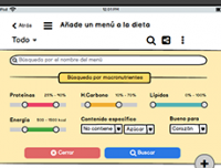 Nuevo software Diet Creator